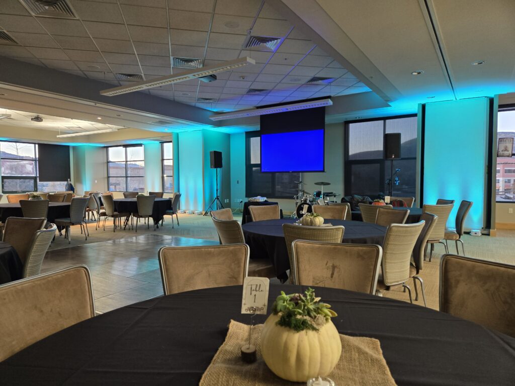 Park City Conference Venue: Newpark Resort. AV by Charisma Event Productions