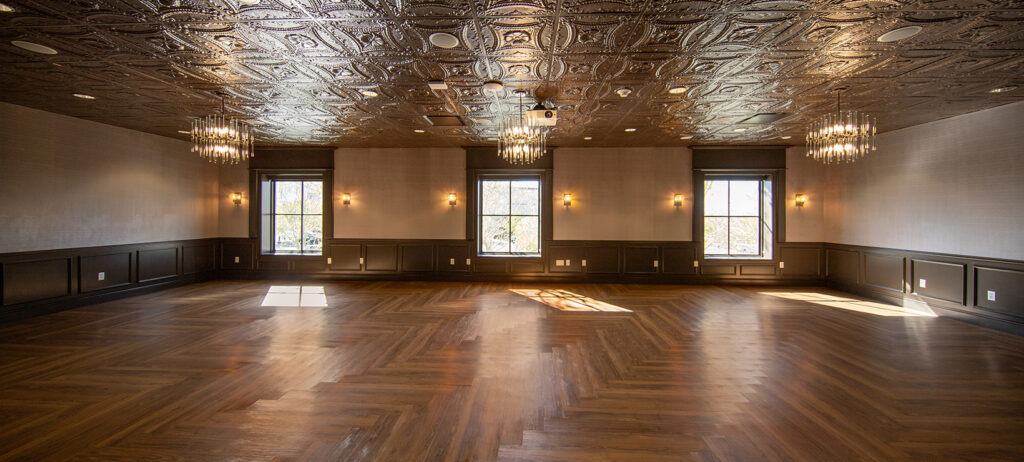 Empty event space at Thanksgiving point Event space at Thanksgiving Point