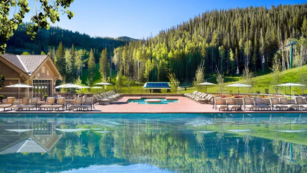 Montage outside Luxury amenities at conference at Montage Deer Valley