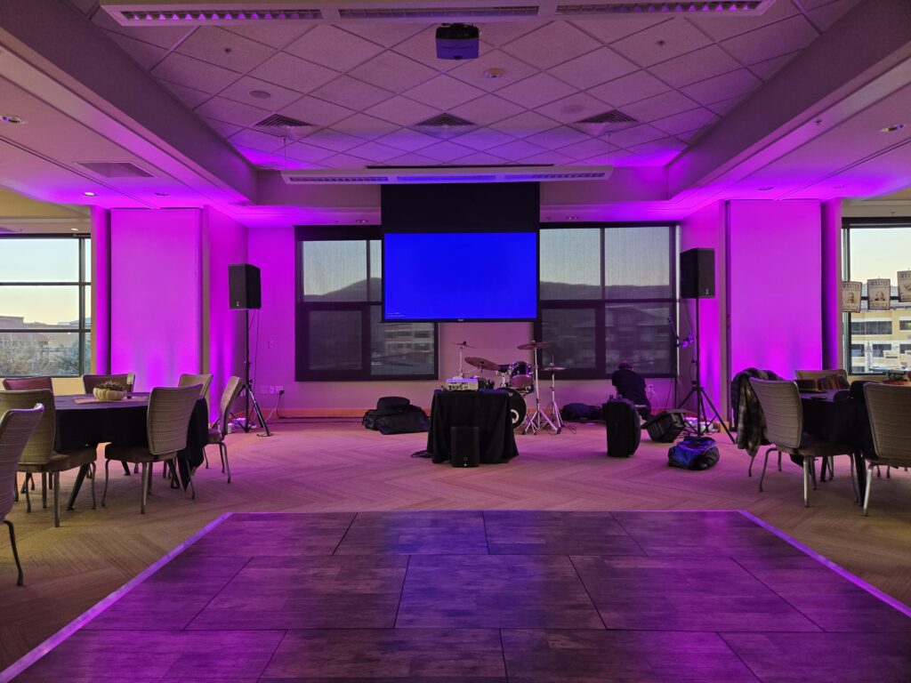 Park City Conference Venue: Newpark Resort. AV by Charisma Event Productions