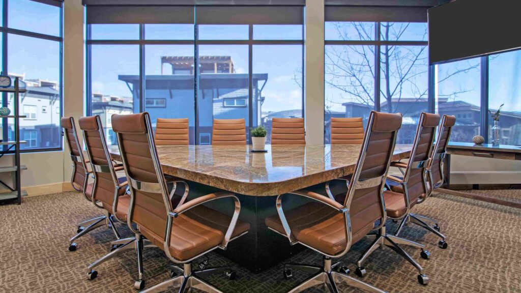 Newpark resot Boardroom Utah conference venues under 100 attendees