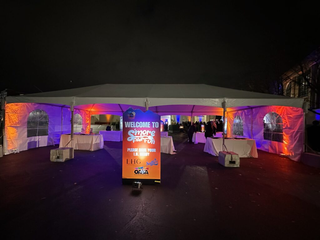 Smore fun Diamond tent Diamond Event and Tent Tent Rental