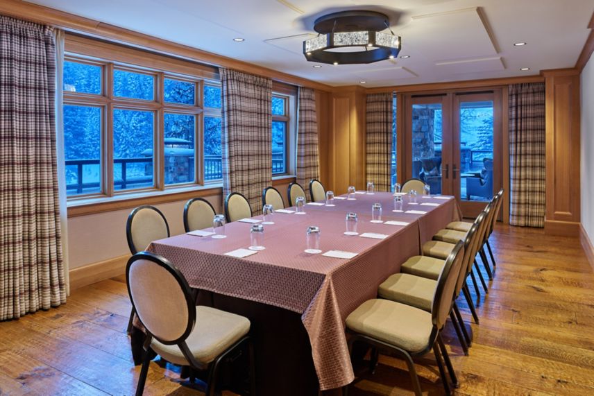 corporate meeting at St. Regis Deer Valley