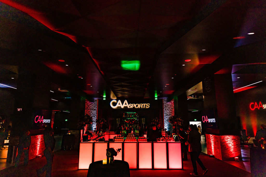 corporate event lighting in utah
