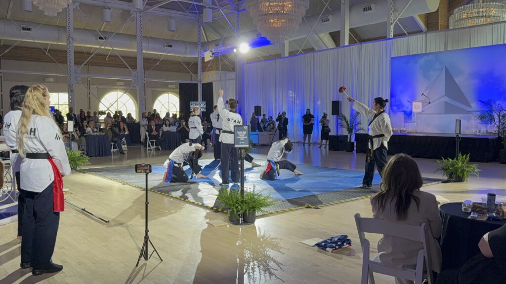 corporate event lighting in utah
