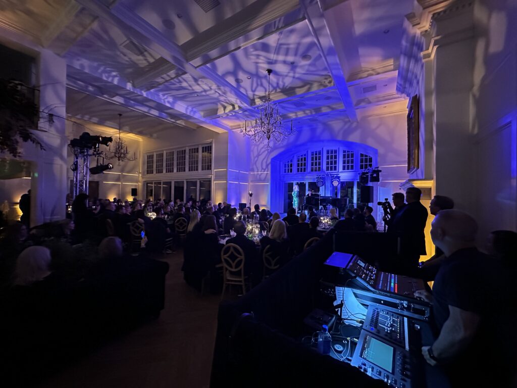 corporate event lighting in utah