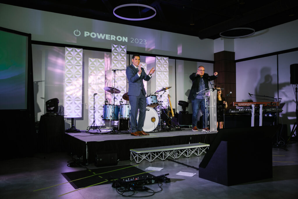 Backdrop and Wall projection Audio visual event production company in Utah