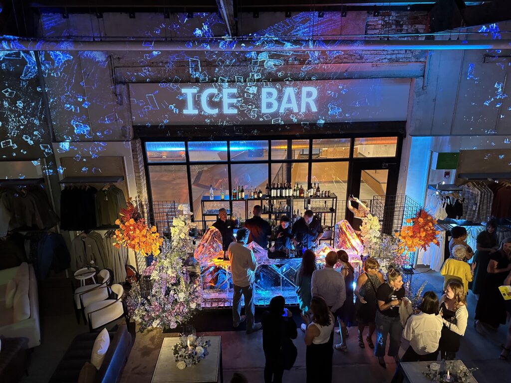 Sundance Wall Projection event production elements - Digital Projection