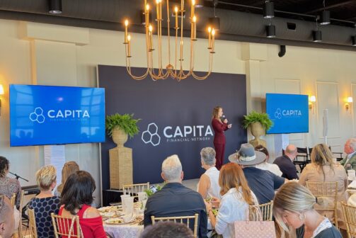 Capita Custom Backdrop