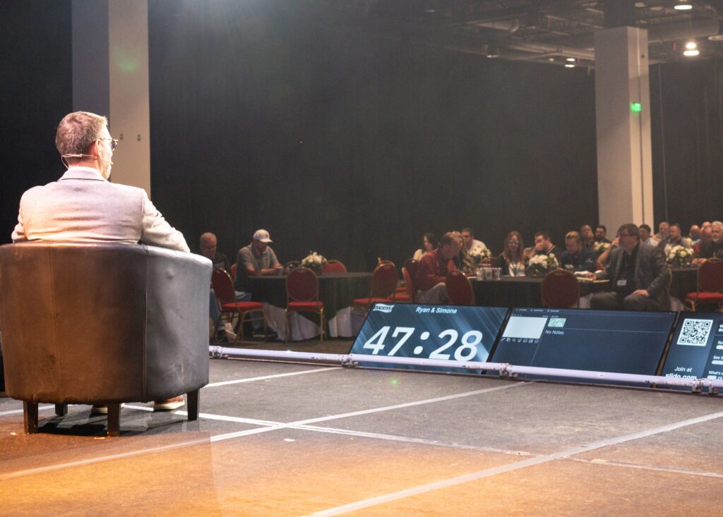 event audio visual - Confidence Monitors and Presenter Timers